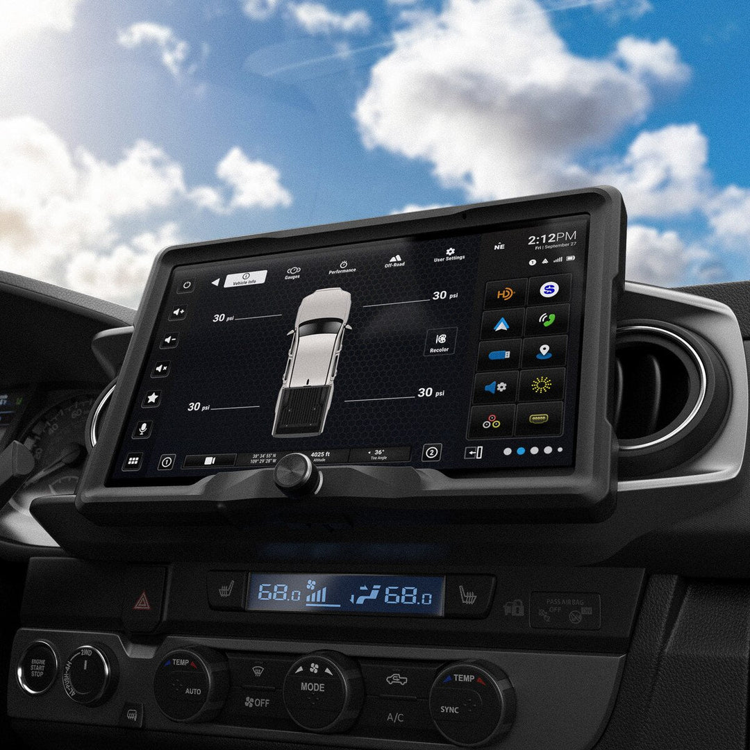 Radio Replacement Kit - Includes 12.8" Horizon 12 Touchscreen Radio & Plug and Play Installation Fits 2016-2023 Toyota Tacoma