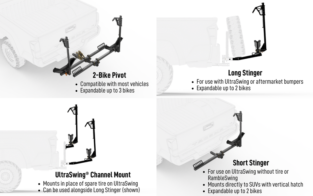 RambleRack® Heavy Duty Hitch Bike Rack