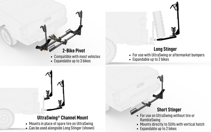 RambleRack® Heavy Duty Hitch Bike Rack