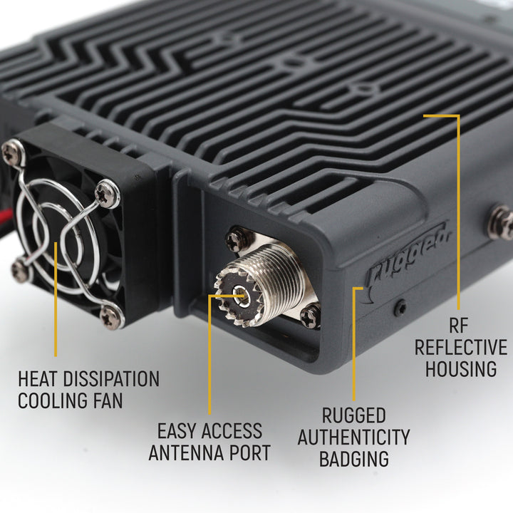 Rambler G4 GMRS Mobile Radio with Antenna Radio Kit