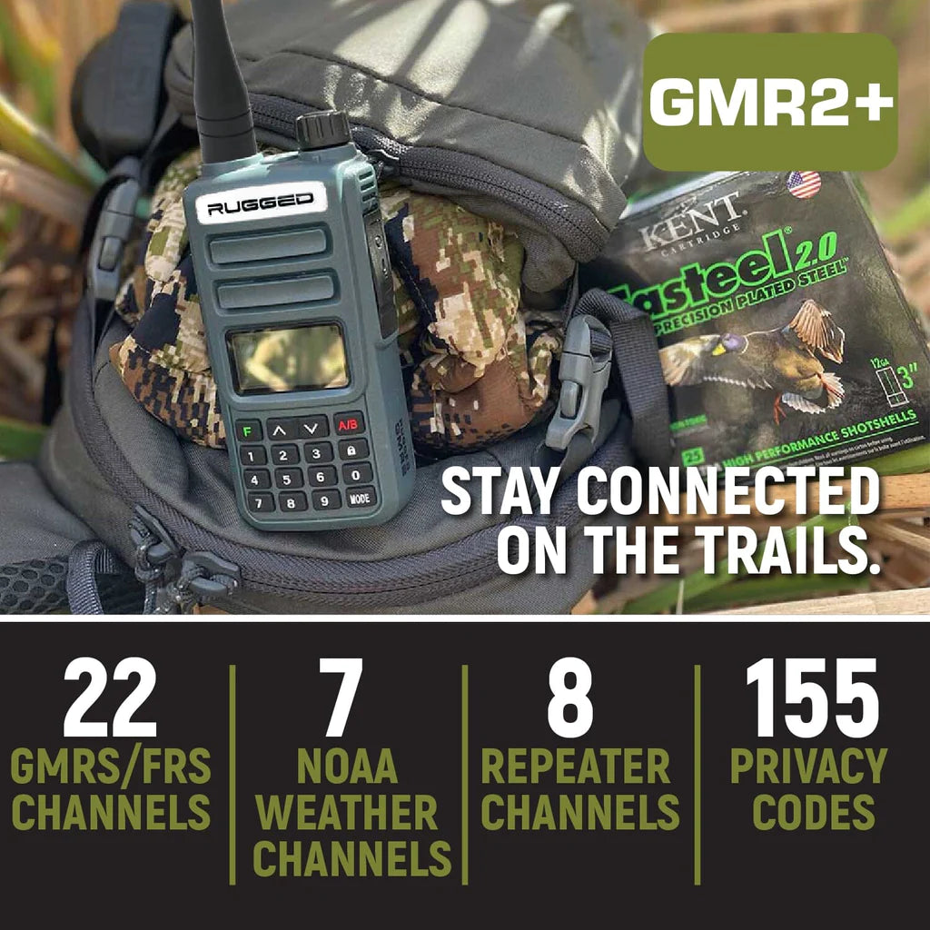 Rugged GMR2 GMRS/FRS with Hand Mic