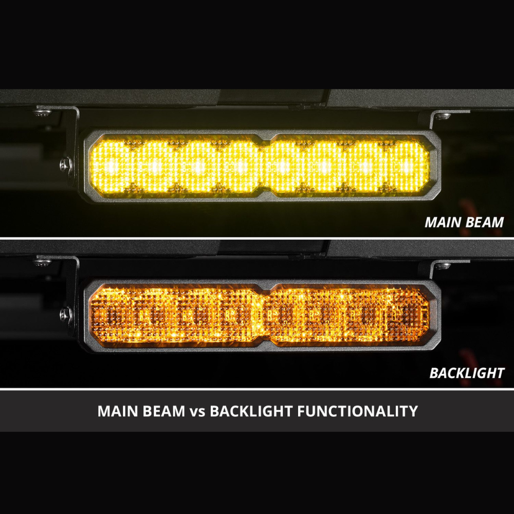 SS10 Yellow LED Light Bar