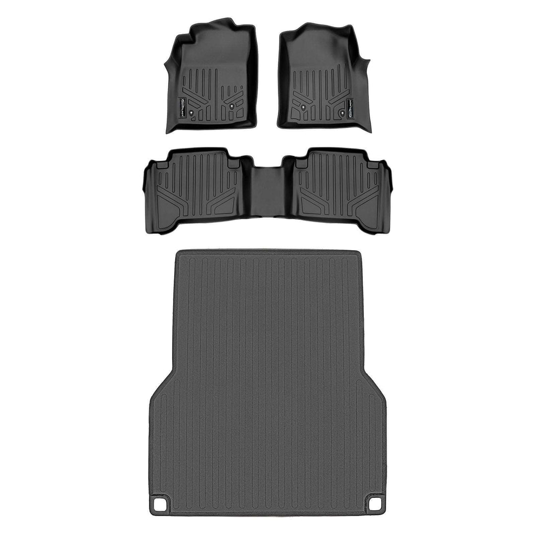 SmartCoverage™ Custom Fit Floor Liners fits 2005-2011 Toyota Tacoma Double Cab (Automatic Transmission)