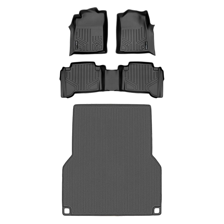 SmartCoverage™ Custom Fit Floor Liners fits 2005-2011 Toyota Tacoma Double Cab (Automatic Transmission)