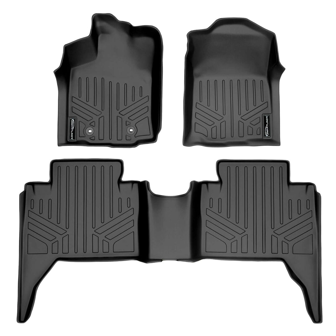 SmartCoverage™ Custom Fit Floor Liners fits 2016-2017 Toyota Tacoma Double Cab