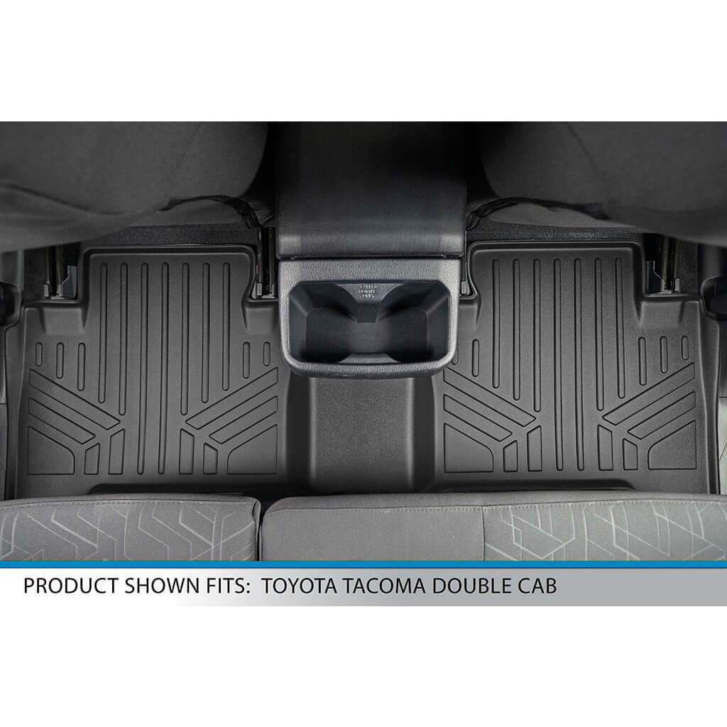 SmartCoverage™ Custom Fit Floor Liners fits 2016-2017 Toyota Tacoma Double Cab