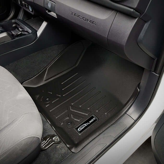 SmartCoverage™ Custom Fit Floor Liners fits 2018-2023 Toyota Tacoma Double Cab (Automatic Transmission)