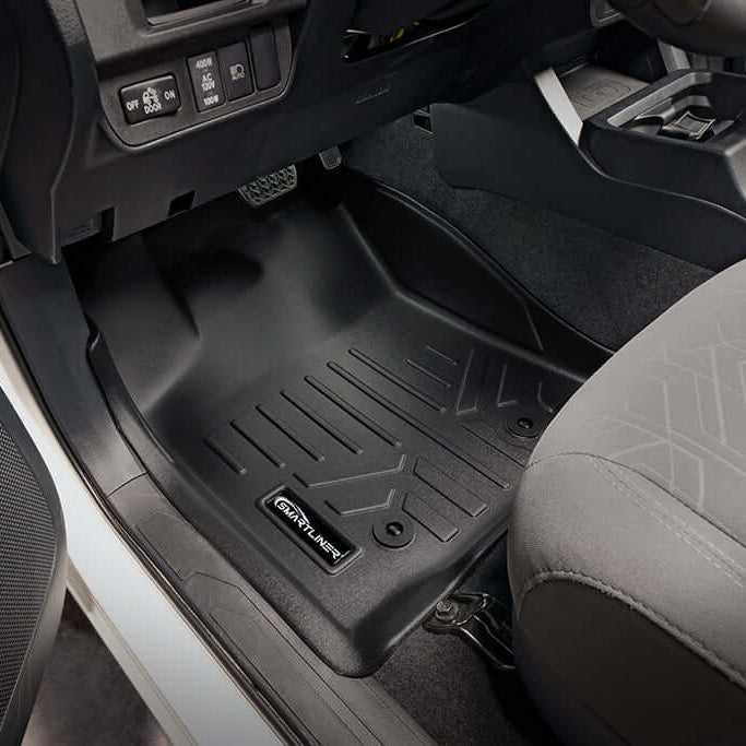 SmartCoverage™ Custom Fit Floor Liners fits 2018-2023 Toyota Tacoma Double Cab (Automatic Transmission)