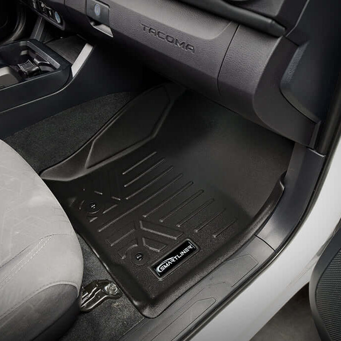 SmartCoverage™ Custom Fit Floor Liners fits 2018-2023 Toyota Tacoma Double Cab (Automatic Transmission)