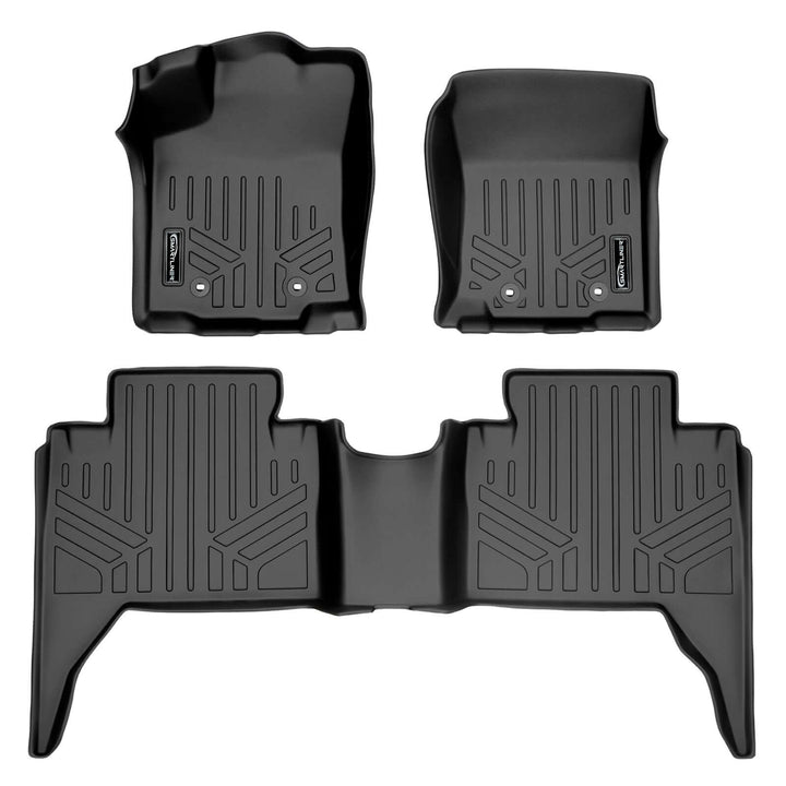 SmartCoverage™ Custom Fit Floor Liners fits 2018-2023 Toyota Tacoma Double Cab (Automatic Transmission)
