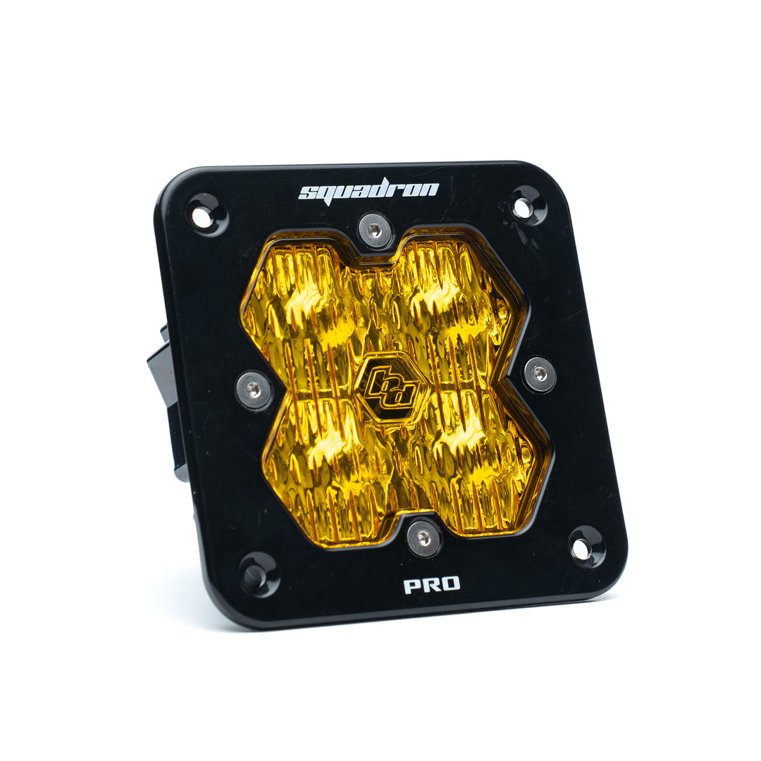 Squadron 2.0 Pro Black Flush Mount LED Auxiliary Light Pod