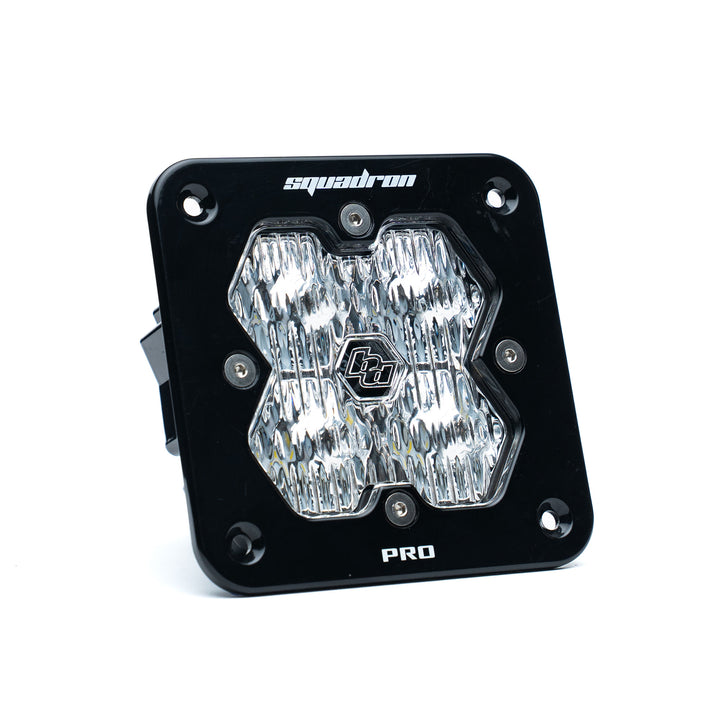 Squadron 2.0 Pro Black Flush Mount LED Auxiliary Light Pod