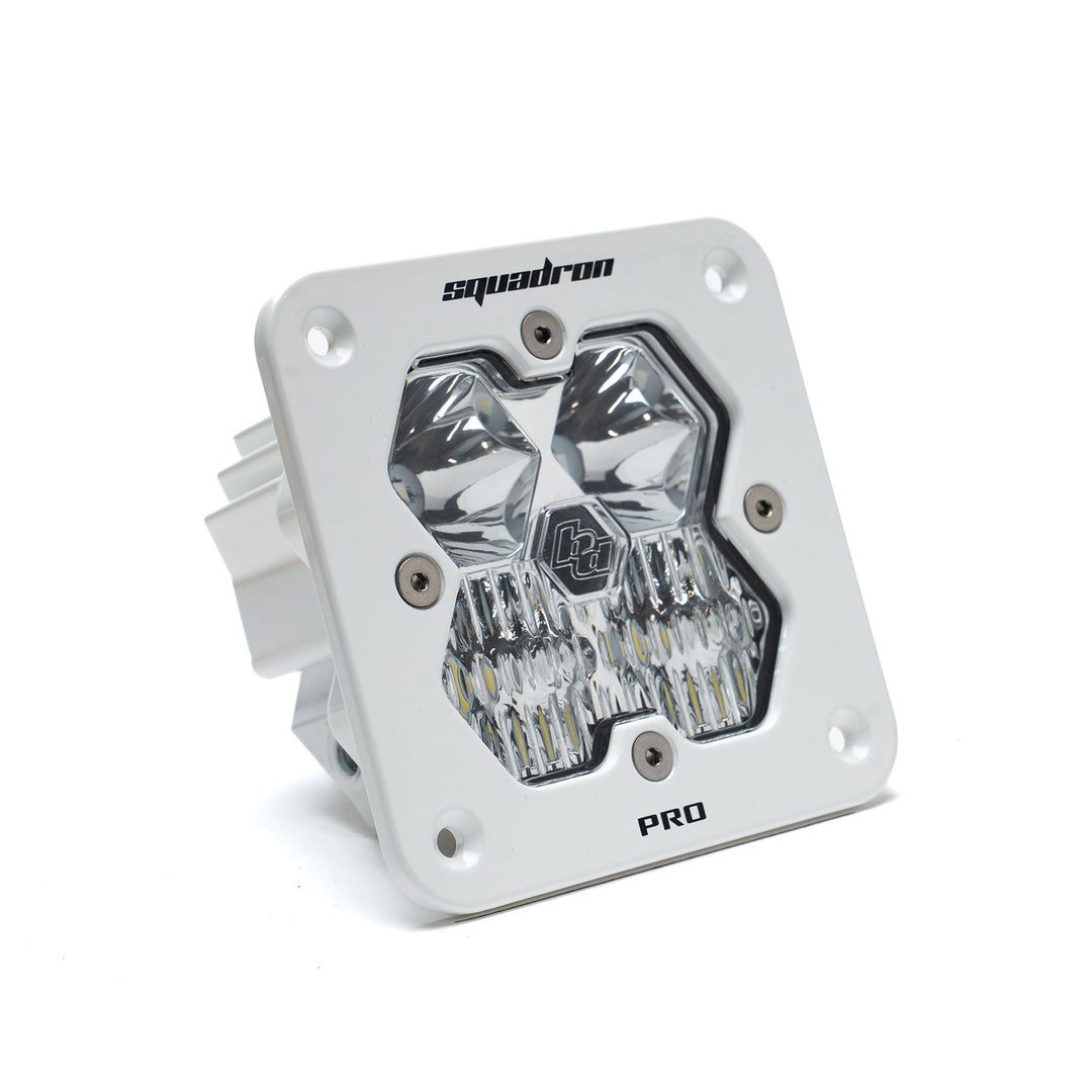 Squadron 2.0 Pro White Flush Mount LED Auxiliary Light Pod