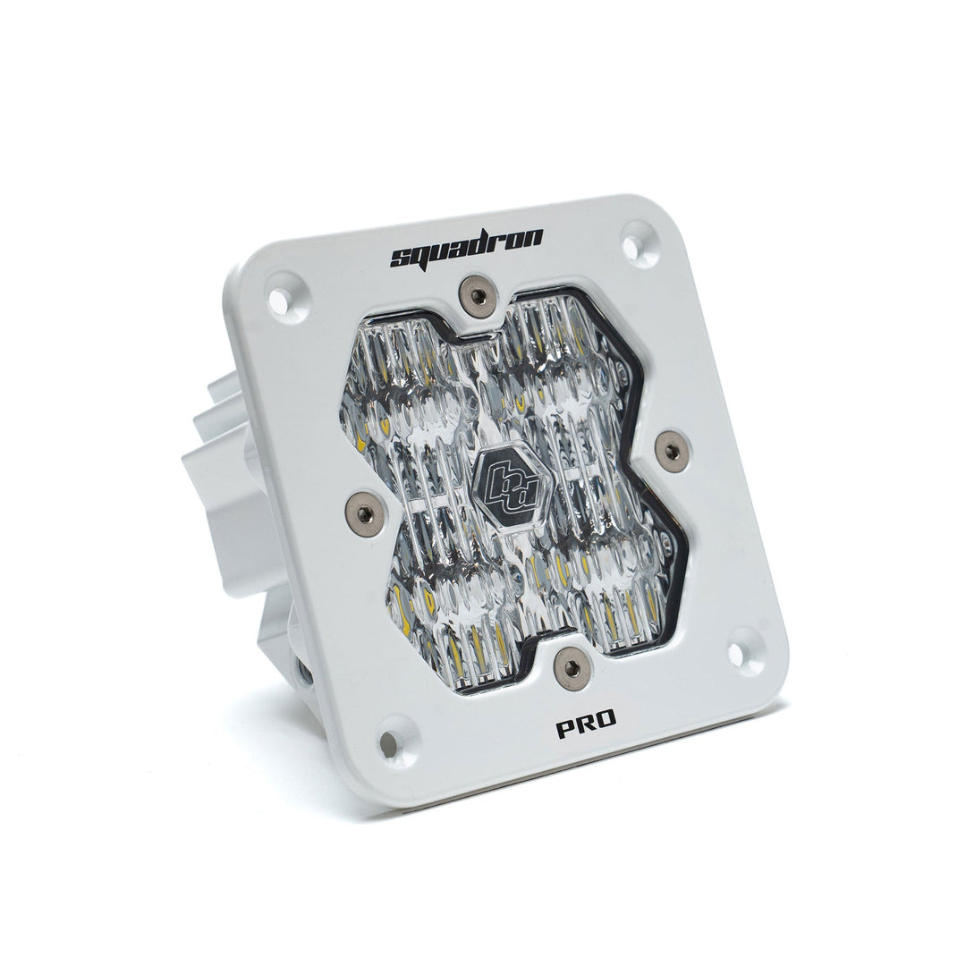 Squadron 2.0 Pro White Flush Mount LED Auxiliary Light Pod