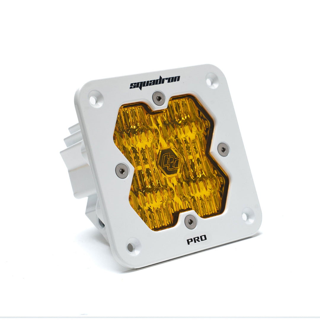 Squadron 2.0 Pro White Flush Mount LED Auxiliary Light Pod