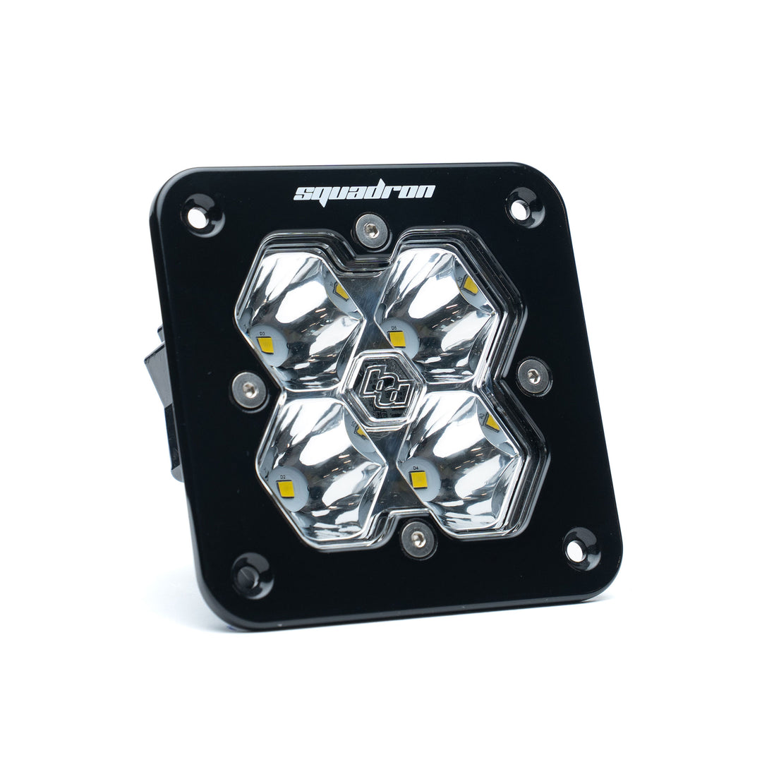 Squadron 2.0 Sport Black Flush Mount LED Auxiliary Light Pod - Universal