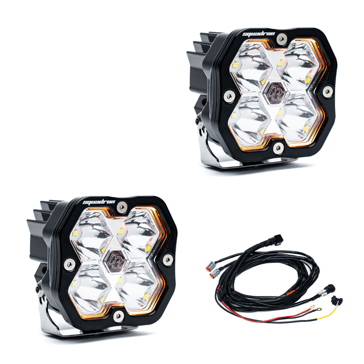 Squadron 2.0 Sport Black LED Auxiliary Light Pod Pair - Universal