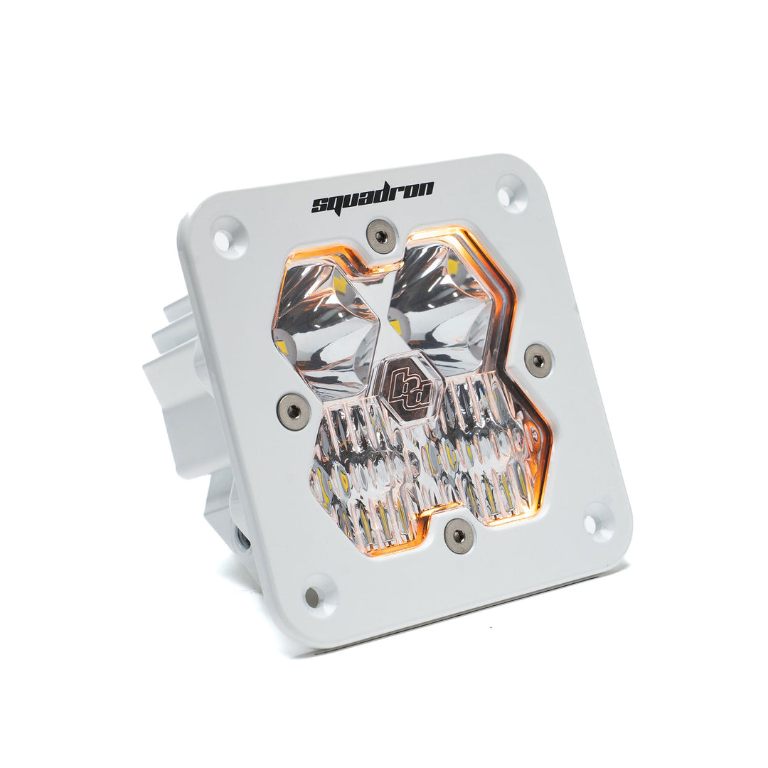 Squadron 2.0 Sport White Flush Mount LED Auxiliary Light Pod - Universal