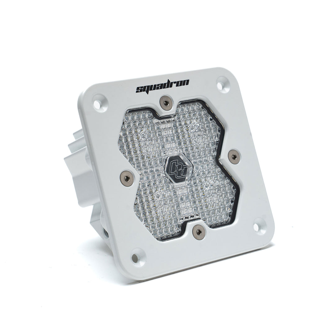 Squadron 2.0 Sport White Flush Mount LED Auxiliary Light Pod - Universal