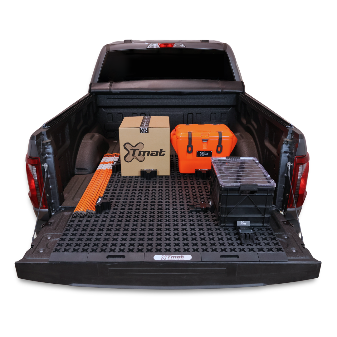 Tmat Truck Bed Organizer Slide Out Mat | Universal Fit for Standard Beds 6' to 6'5"