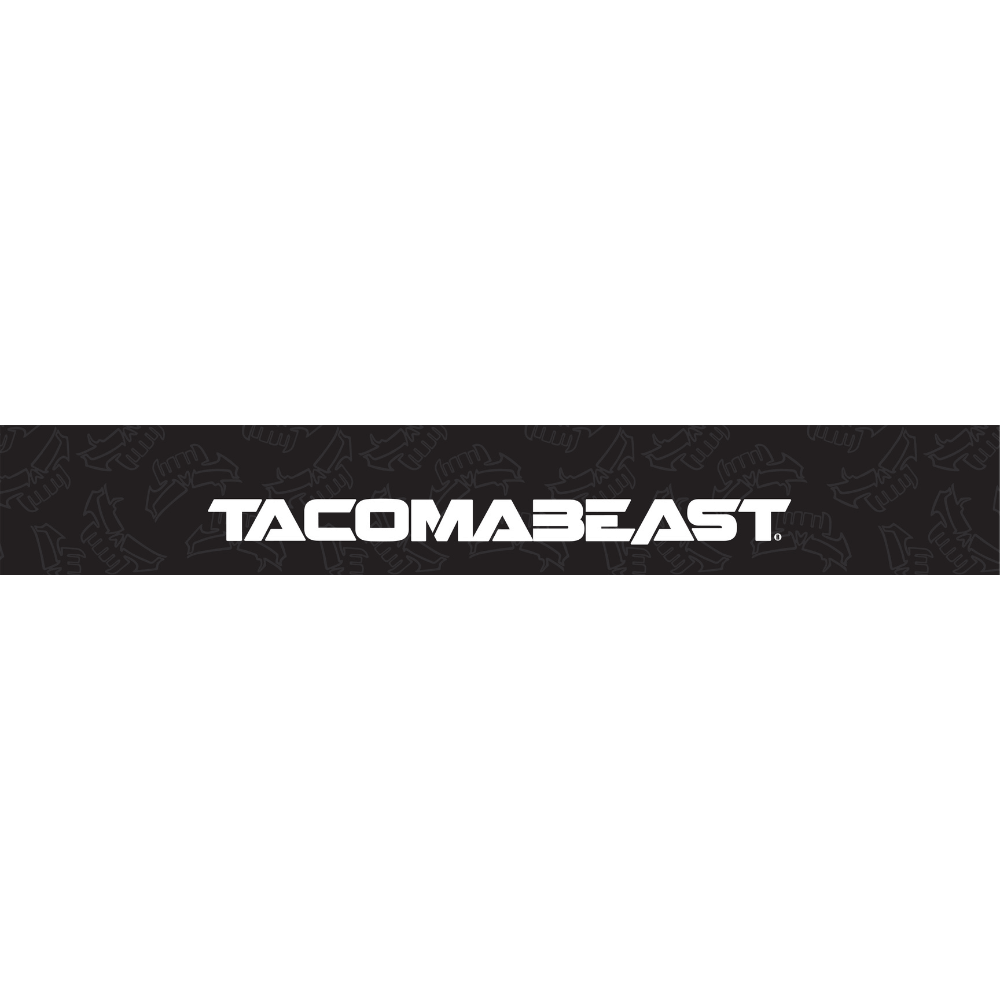 TACOMABEAST Windshield Banner
