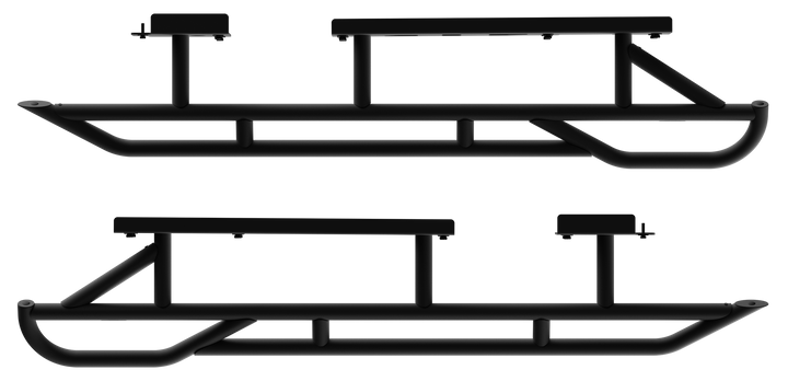 Revo Rock Sliders Fits 2024+ Toyota Tacoma Double Cab Short Bed/Access Cab Long Bed
