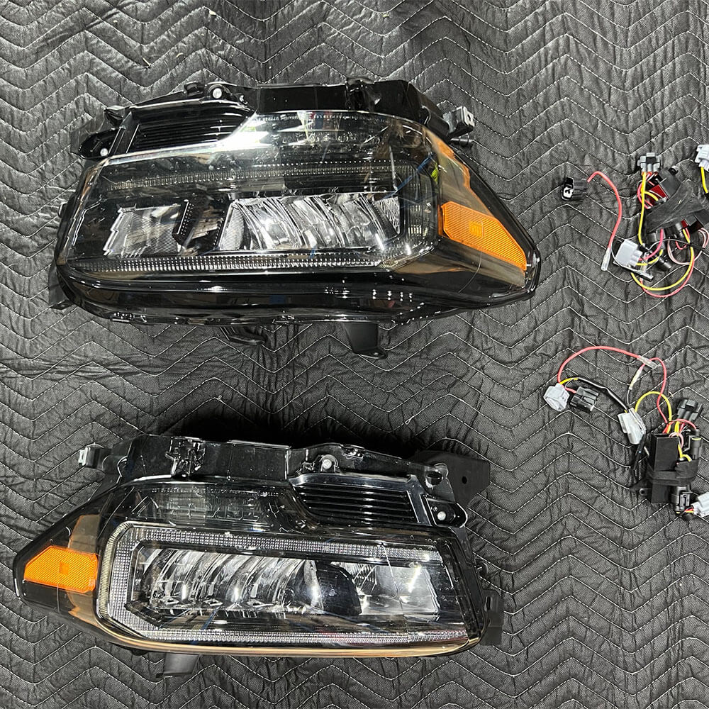 [OPEN BOX] 2016-2023 TCMBST Toyota Tacoma TRD Pro-Style LED Headlights Clear DRL