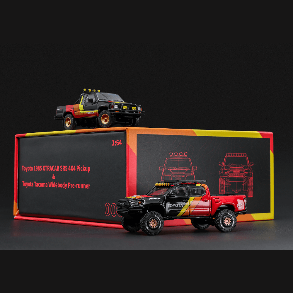 Gdc Box Toyota Tacoma TRD GDC Exclusive 1/64 Box Set - Black