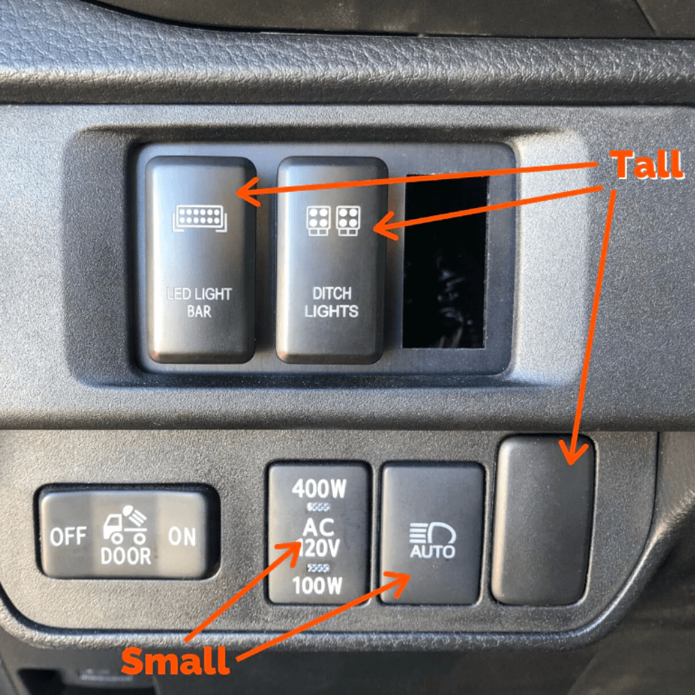 OEM Small Style Switch Fits 2005-2023 Toyota Tacoma