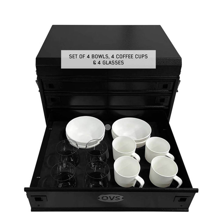 Ultimate 39 Piece Utensil Set - Black Powder Coat Universal