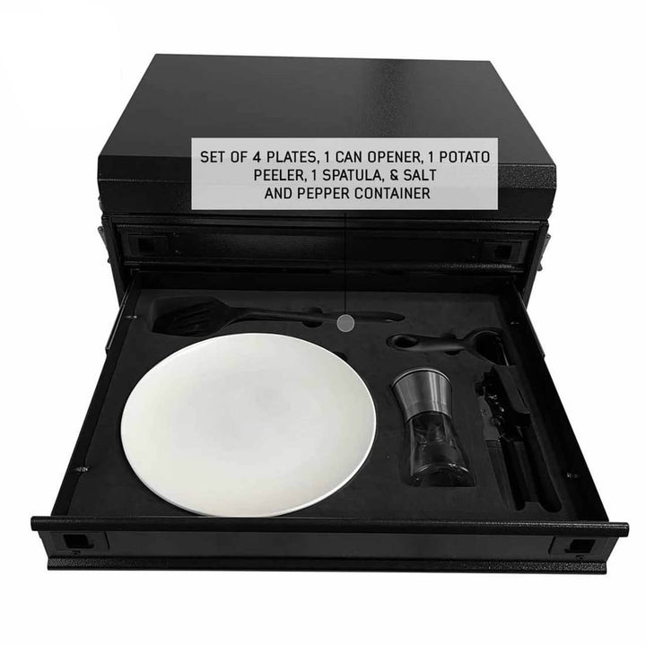 Ultimate 39 Piece Utensil Set - Black Powder Coat Universal