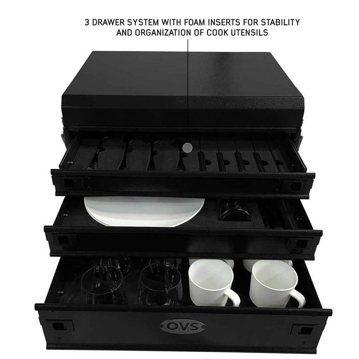Ultimate 39 Piece Utensil Set - Black Powder Coat Universal