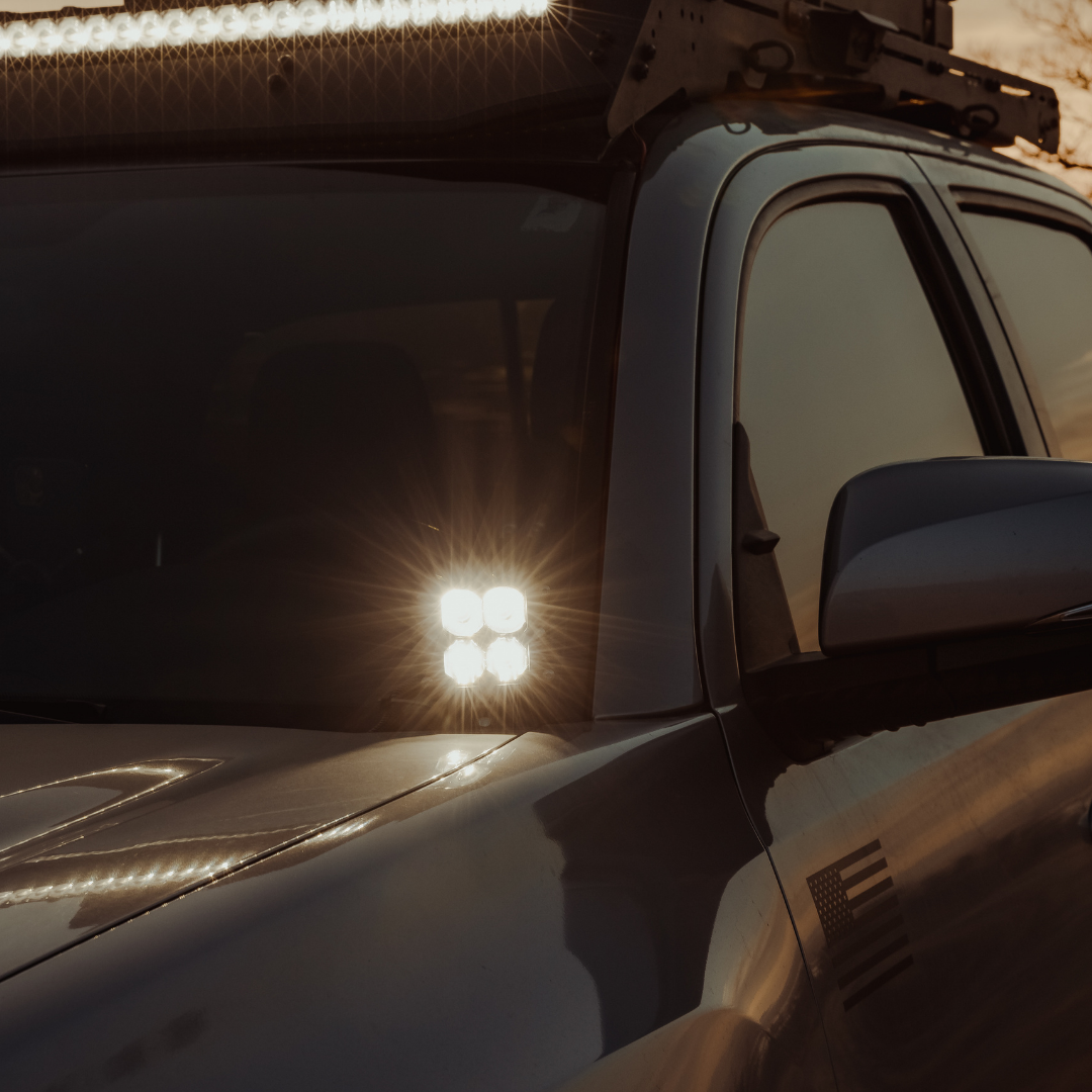 Quattro Clear LED Pod Light