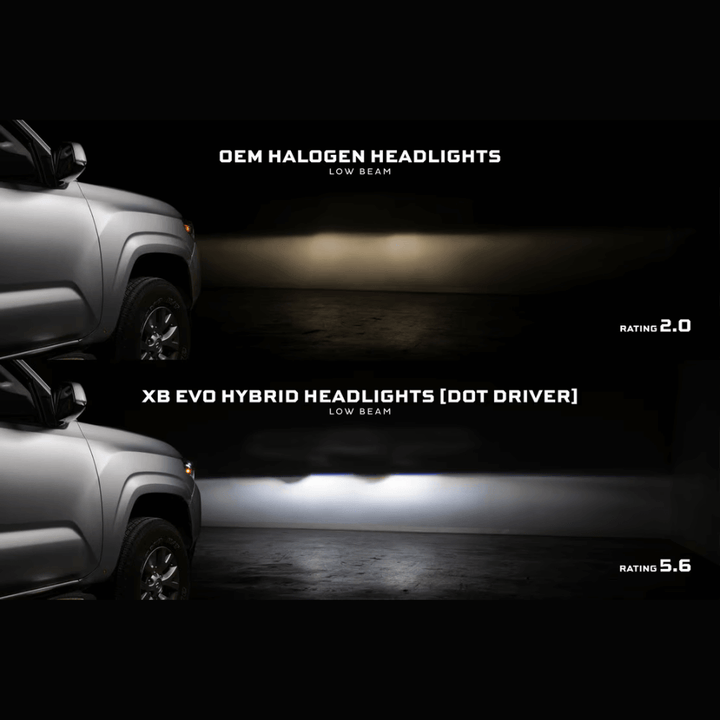 XB Evo Hybrid LED Headlights fits 2016-2023 Toyota Tacoma