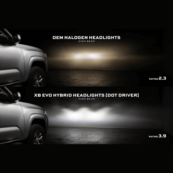 XB Evo Hybrid LED Headlights fits 2016-2023 Toyota Tacoma