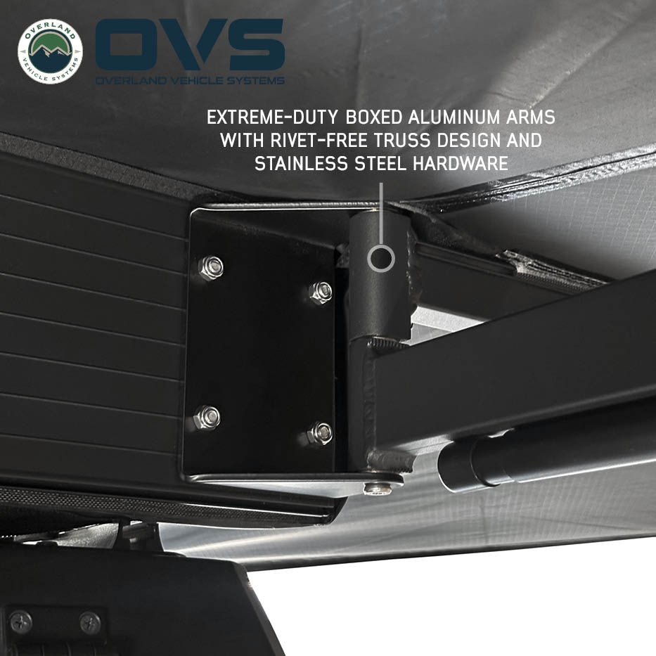 XD Nomadic 315 Degree Awning - Black Fabric and Travel Cover