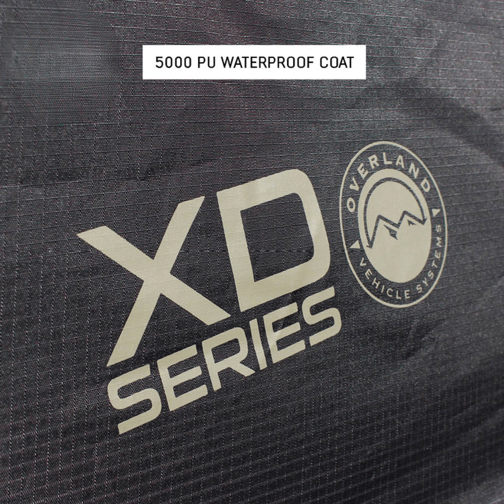 XD Everest Annex Room Roof Top Tent Extension - Black Body Grey Trim