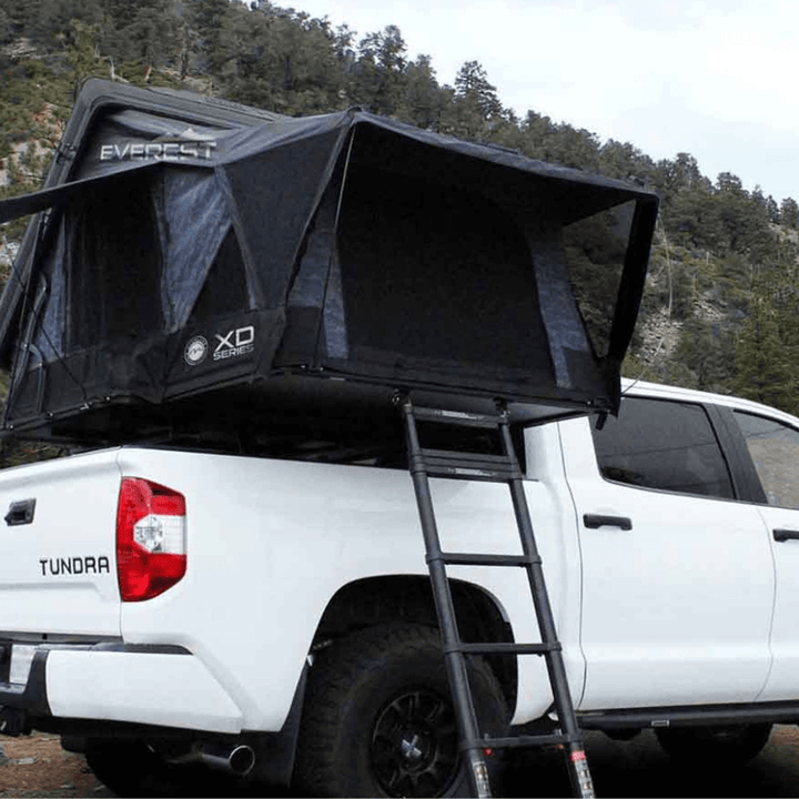 XD Everest Cantilever Aluminum Roof Top Tent - Grey Body & Black Rainfly