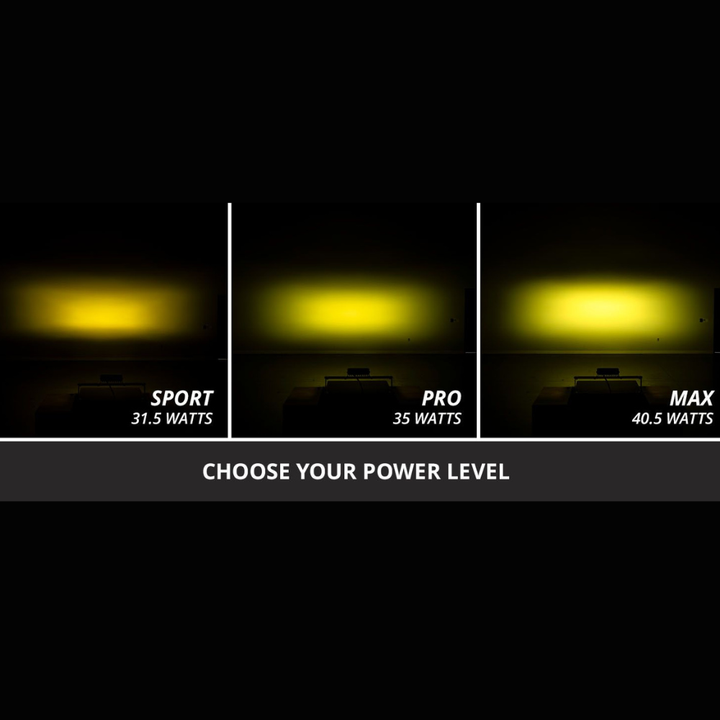 SS6 Yellow LED Light Bar (one)