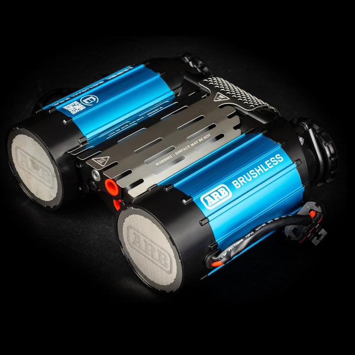 Brushless Twin Motor Onboard 12V Air Compressor