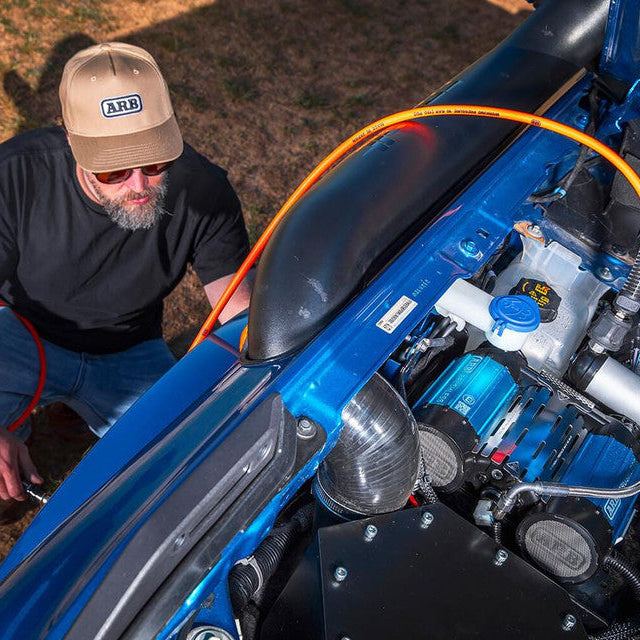 Brushless Twin Motor Onboard 12V Air Compressor