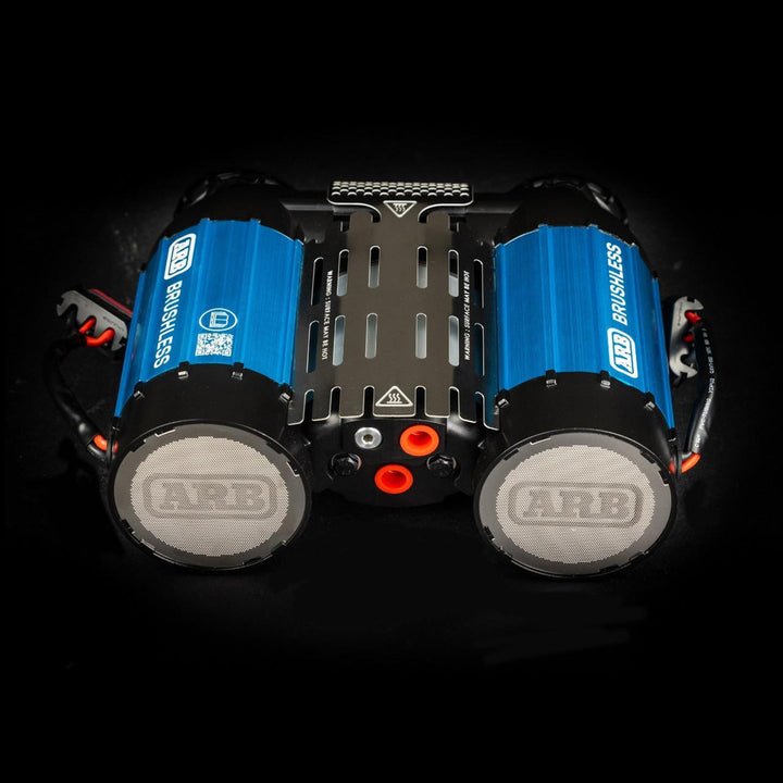 Brushless Twin Motor Onboard 12V Air Compressor