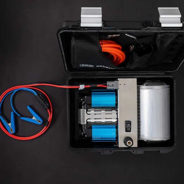 Brushless Twin Motor Portable 12V Air Compressor