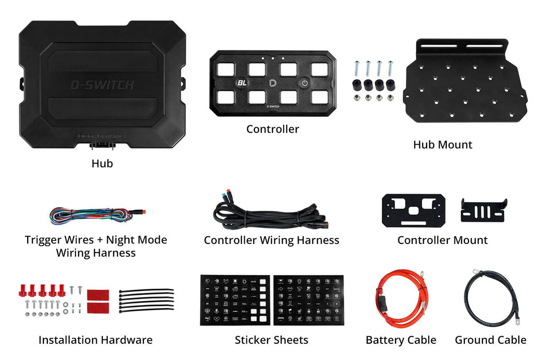 D-Switch Hub Mounting Kit for 2024+ Toyota Tacoma