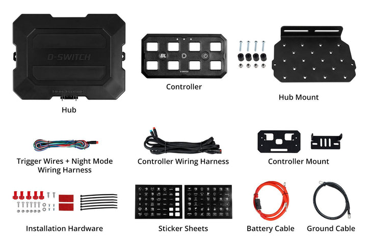 D-Switch Hub Mounting Kit for 2024+ Toyota Tacoma