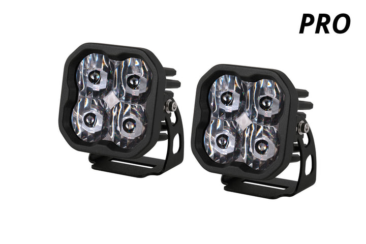 SS3 SAE/DOT White Pro LED Pods