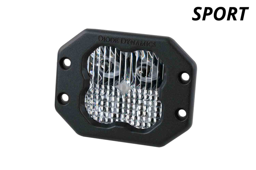 SS3 SAE/DOT White Sport Flush Mount LED Pods
