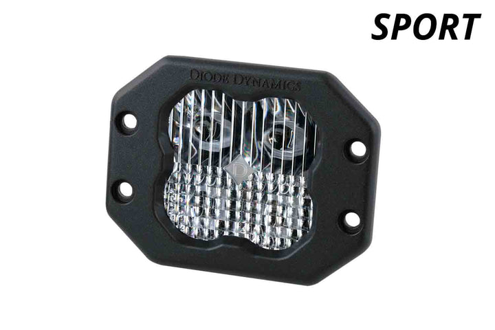 SS3 SAE/DOT White Sport Flush Mount LED Pods