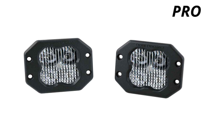 SS3 SAE/DOT White Pro Flush Mount LED Pods