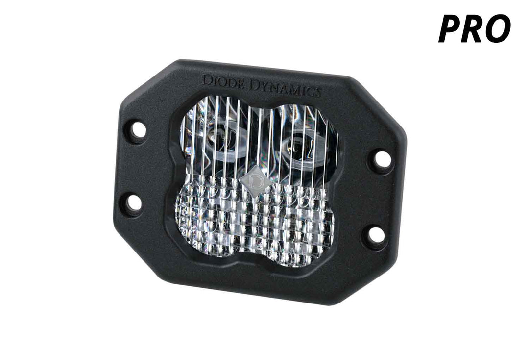 SS3 SAE/DOT White Pro Flush Mount LED Pods